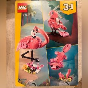 LEGO 3-in-1 Pink Flamingo Set NIB Axolotl Cockatoo